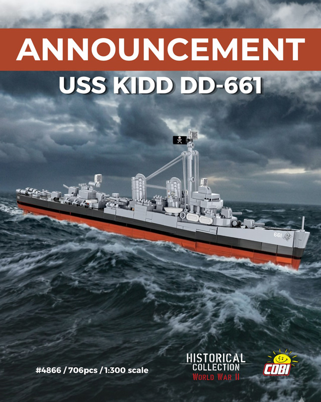USS Kidd COBI 4866