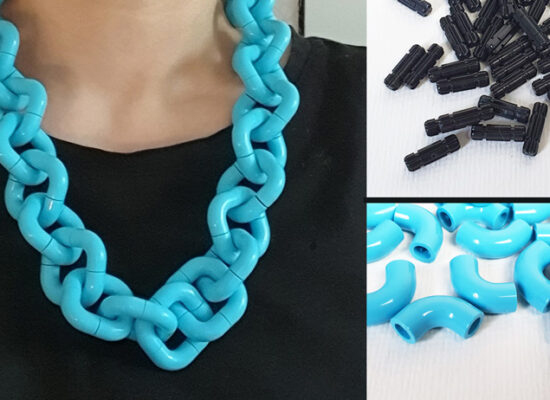 Schmuck aus Klemmbausteinen: Anleitung für eine LEGO-Statementkette Schmuck aus Klemmbausteinen: Anleitung für eine LEGO-Statementkette