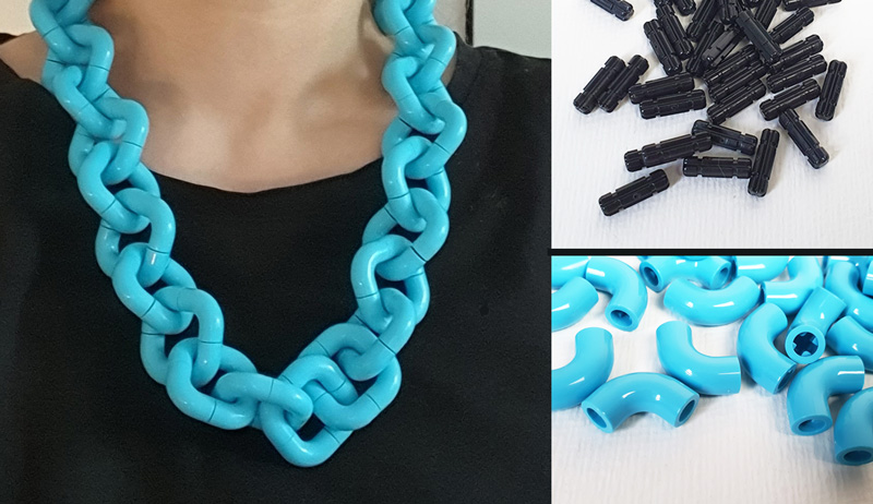 Statementkette LEGO Bausteine DIY Titel