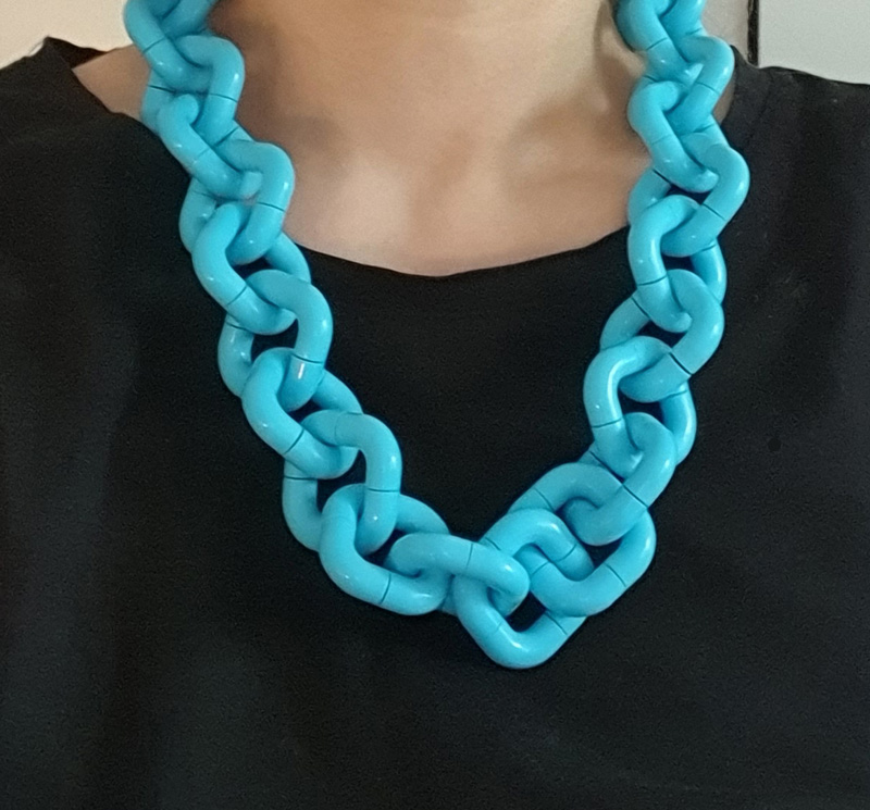 Statementkette LEGO Bausteine DIY gebaut