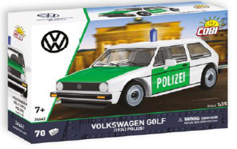 COBI 24642 Volkswagen Golf (1974) Polizei