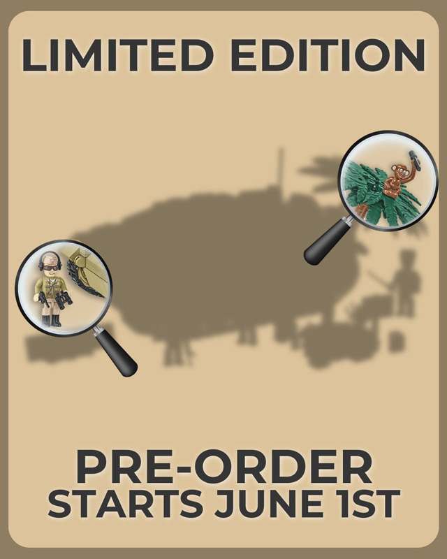 COBI StuG III DAK Palmenblätter Teaser Limited Edition