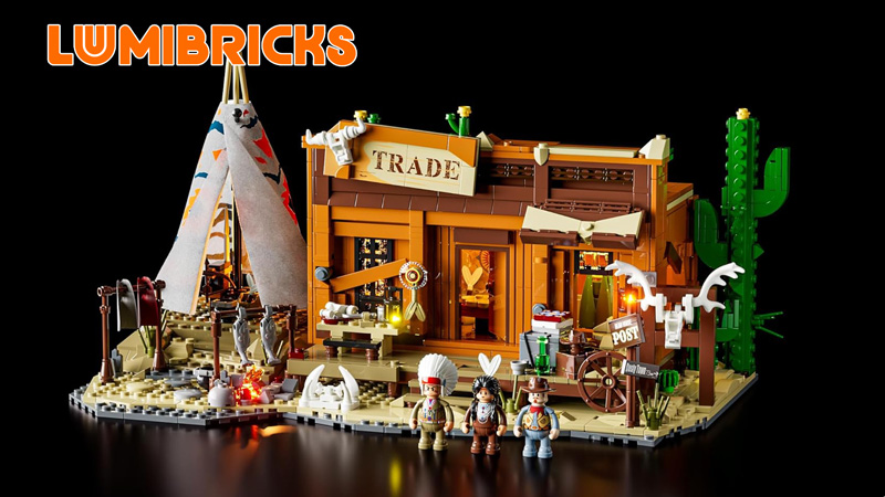 Lumibricks Western Fur Trading Post Titel