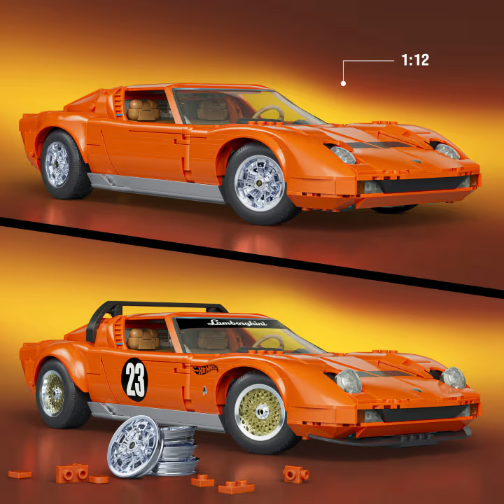 Mattel Brick Shop JHF61 ’71 Lamborghini Miura P400 Sv