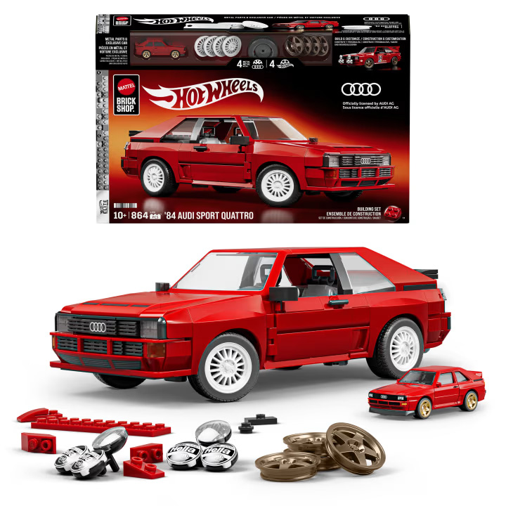 Mattel Brick Shop JLK39 84' Audi Sport Quattro