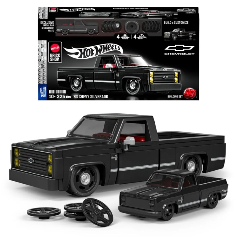 Mattel Brick Shop Hot Wheels JKJ73 '83 Chevy Silverado