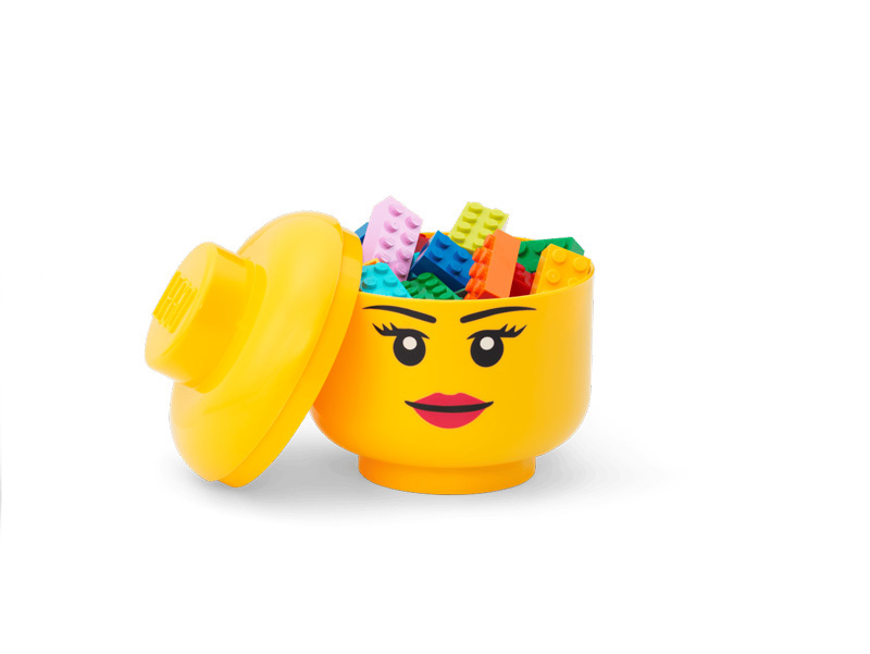 LEGO Kopf Aufbewahrung Mädchen