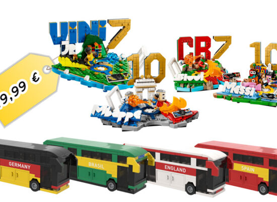 Neu in der Rossmann Ideenwelt: WM-Busse aus Klemmbausteinen + LEGO WM Sets mit Rabatt Neu in der Rossmann Ideenwelt: WM-Busse aus Klemmbausteinen + LEGO WM Sets mit Rabatt