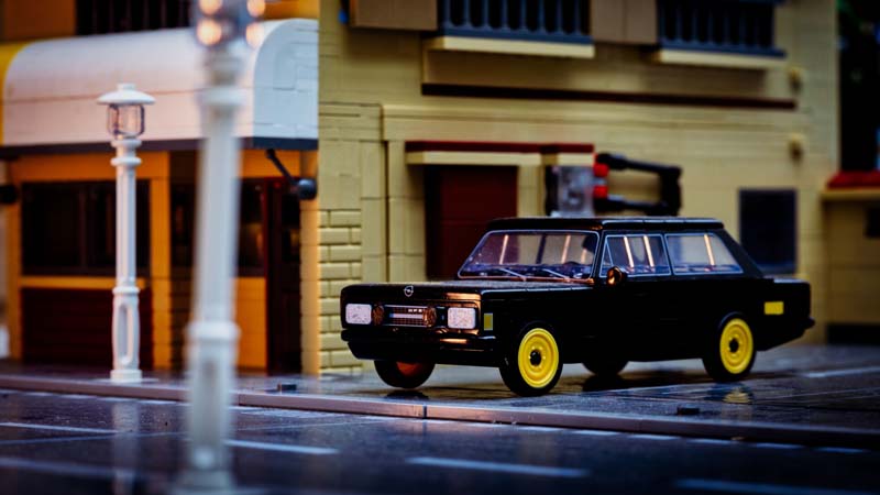 Cobi 24597 Opel Rekord C Schwarze Witwe
