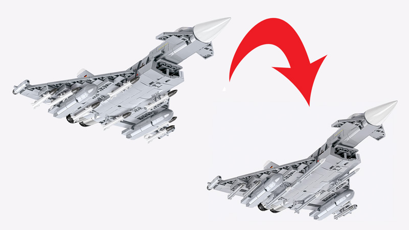 COBI Eurofighter 5848 und 5848A Vergleich Titel