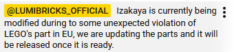 Lumibricks Izakaya F9073 Screenshot Teile