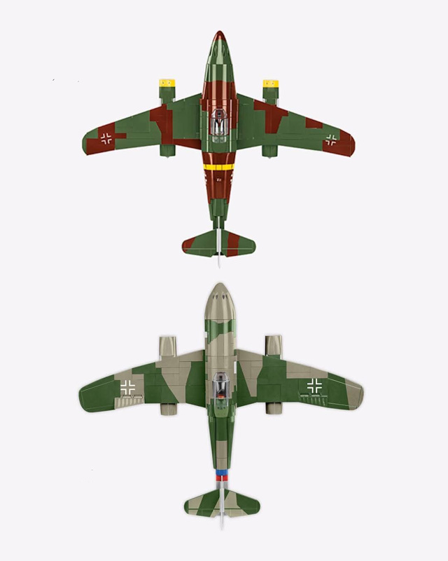 COBI Messerschmitt Me262 A-1a "Schwalbe" 5776 Vergleich 5721