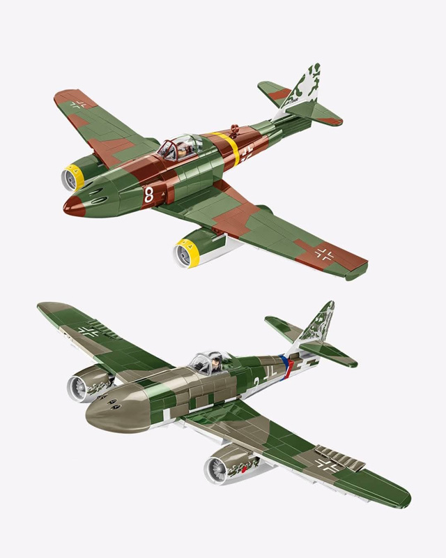 COBI Messerschmitt Me262 A-1a "Schwalbe" 5776 Vergleich 5721