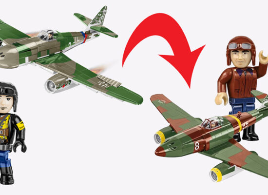 COBI 5776: Messerschmitt Me262A-1a erhält Update - Änderungen im Überblick COBI 5776: Messerschmitt Me262A-1a erhält Update - Änderungen im Überblick