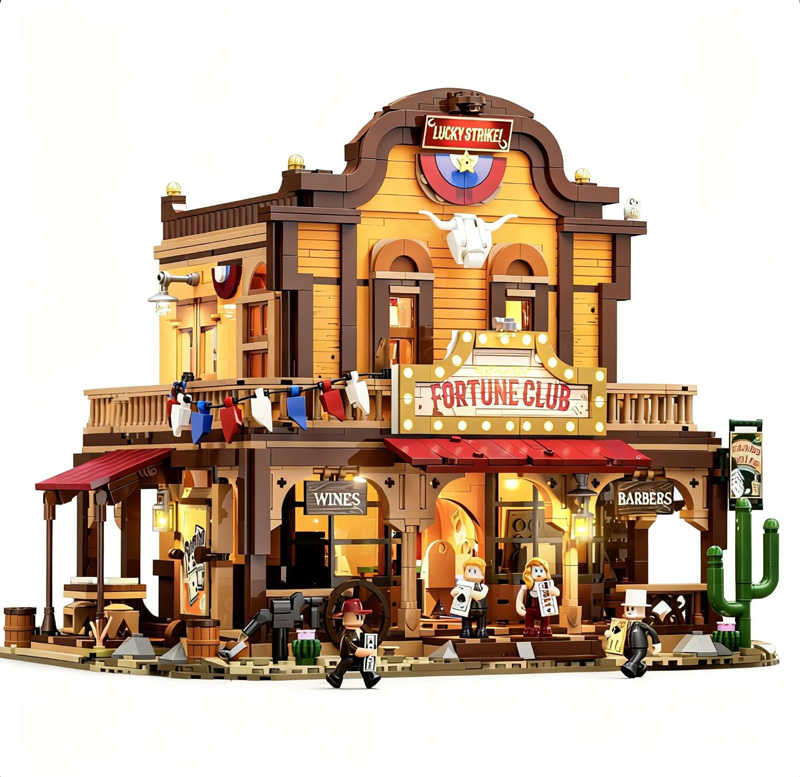 Lumibricks Old West Fortune Club Saloon (14019)