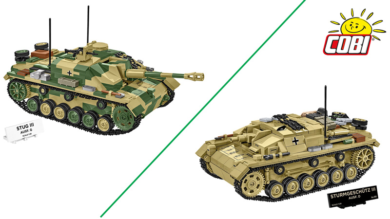 COBI StuG III 2676 und 2675: Vergleich Standard- und Limited Edition Titel