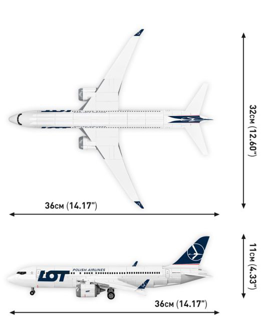 COBI LOT 1435 Boeing 737-8