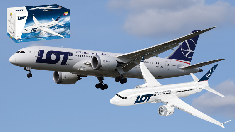 COBI LOT 1435 Boeing 737-8 Titel