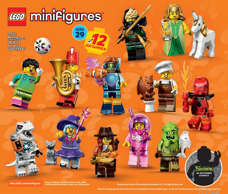 LEGO Shrek Minifiguren Teaser