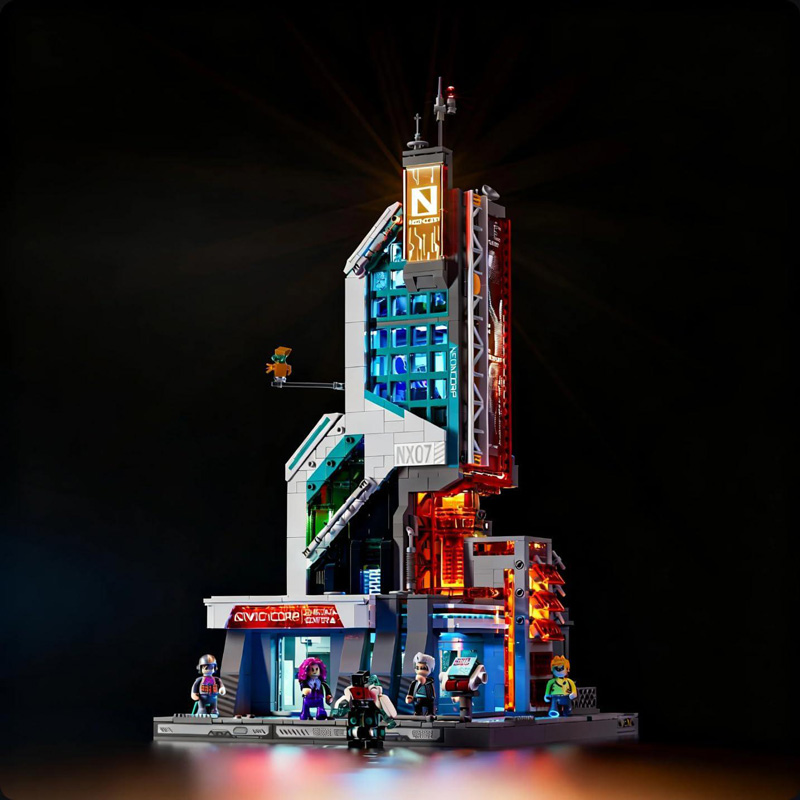 Lumibricks Cyberpunk 17011 Neon Tech Tower