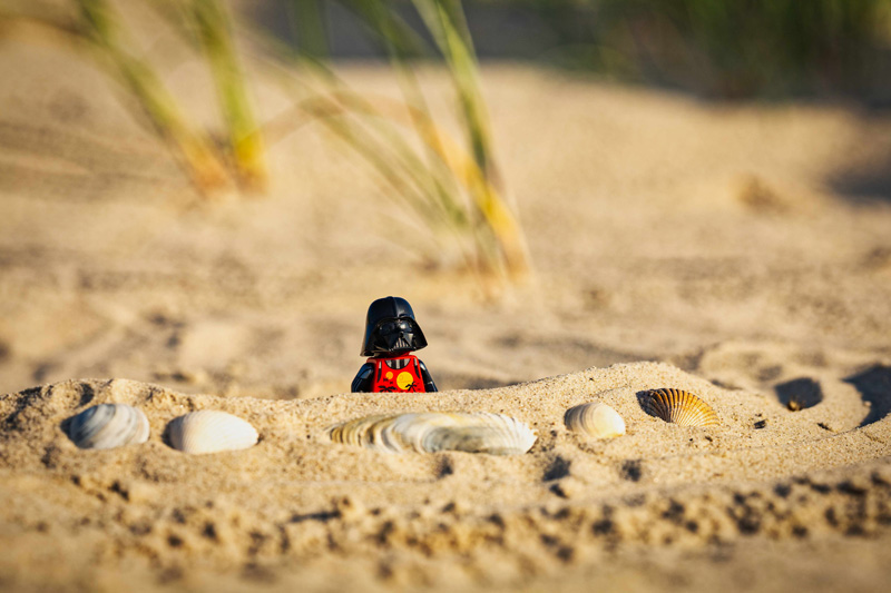 LEGO Darth Vader agent-k Urlaub
