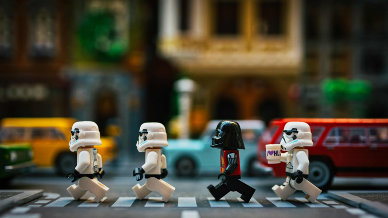 BIlder agent-k LEGO Star Wars Abbey Road