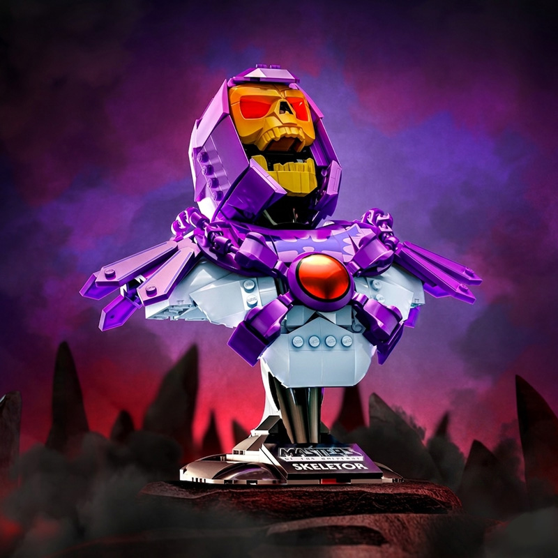 Mattel Brick Shop Skeletor Büste (JNH52)