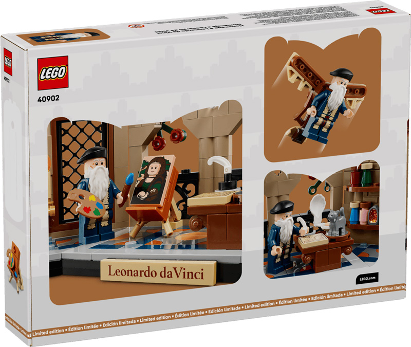 LEGO 40902 Hommage an Leonardo da Vinci Box