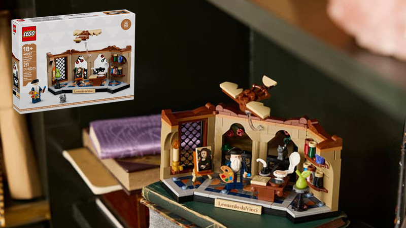 LEGO 40902 Hommage an Leonardo da Vinci Titel