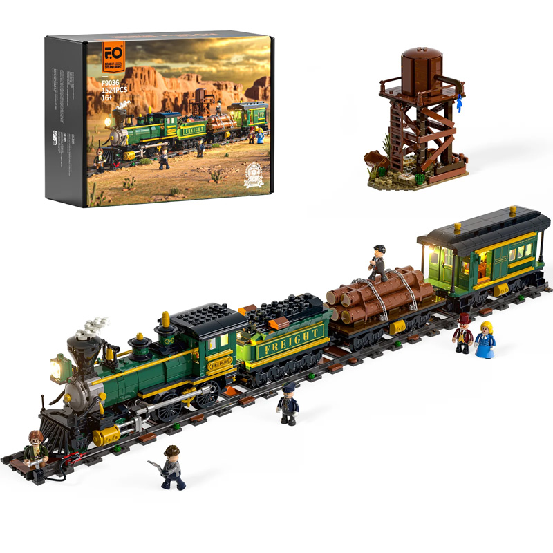 Lumibricks Western Freight Train (Western-Güterzug F9036)