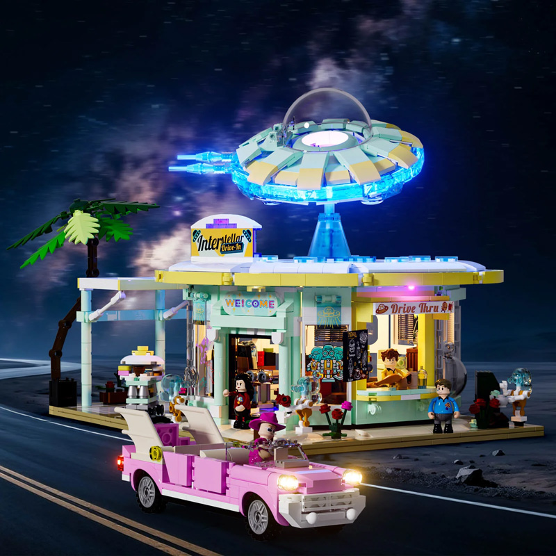 Lumibricks L9104 Interstellares Drive-In