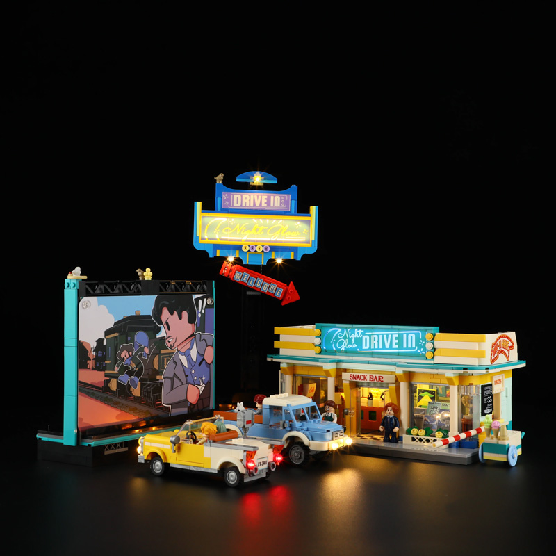 Lumibricks L9081 Night Glow Drive-in