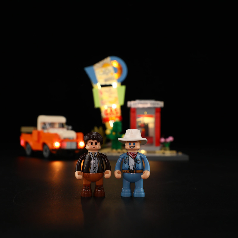 Lumibricks L9082 Sunset Stopover / Zwischenstopp bei Sonnenuntergang