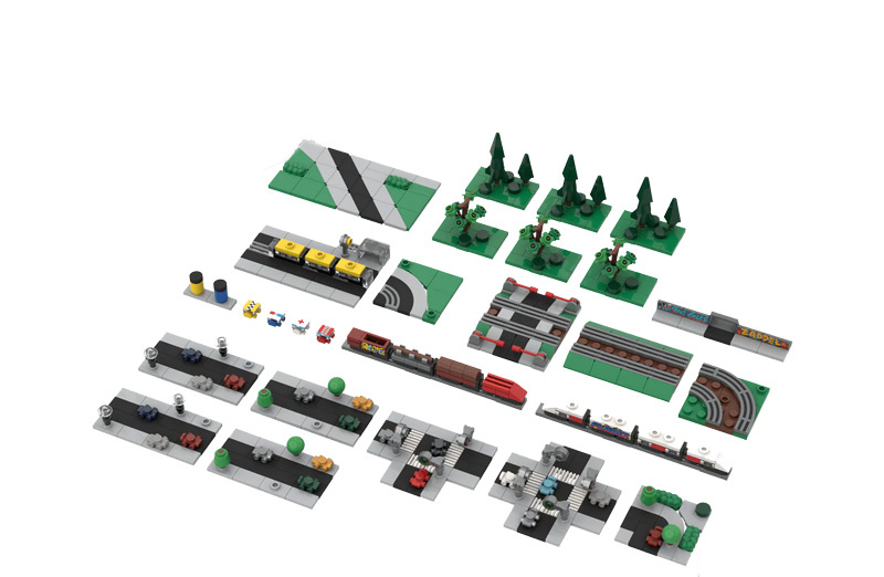 Bricks City Designer modulare Mikrocity Starterset