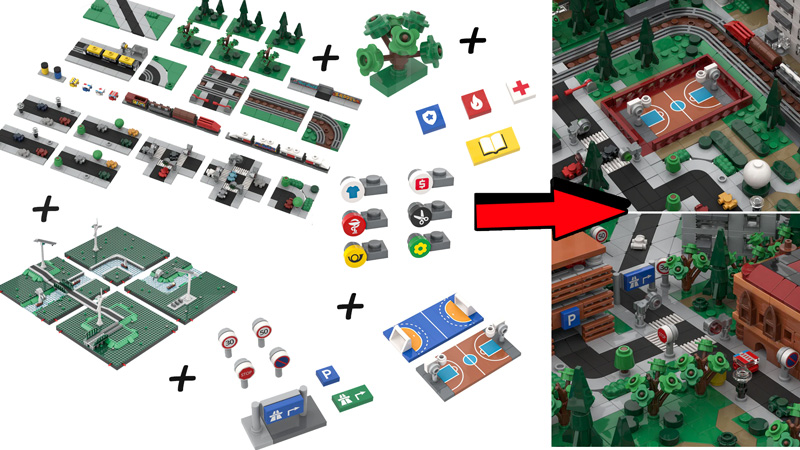 Bricks City Designer modulare Mikrocity Titel
