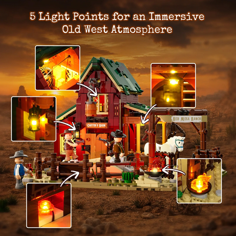 Lumibricks 14017 Wild West Ranch Duel