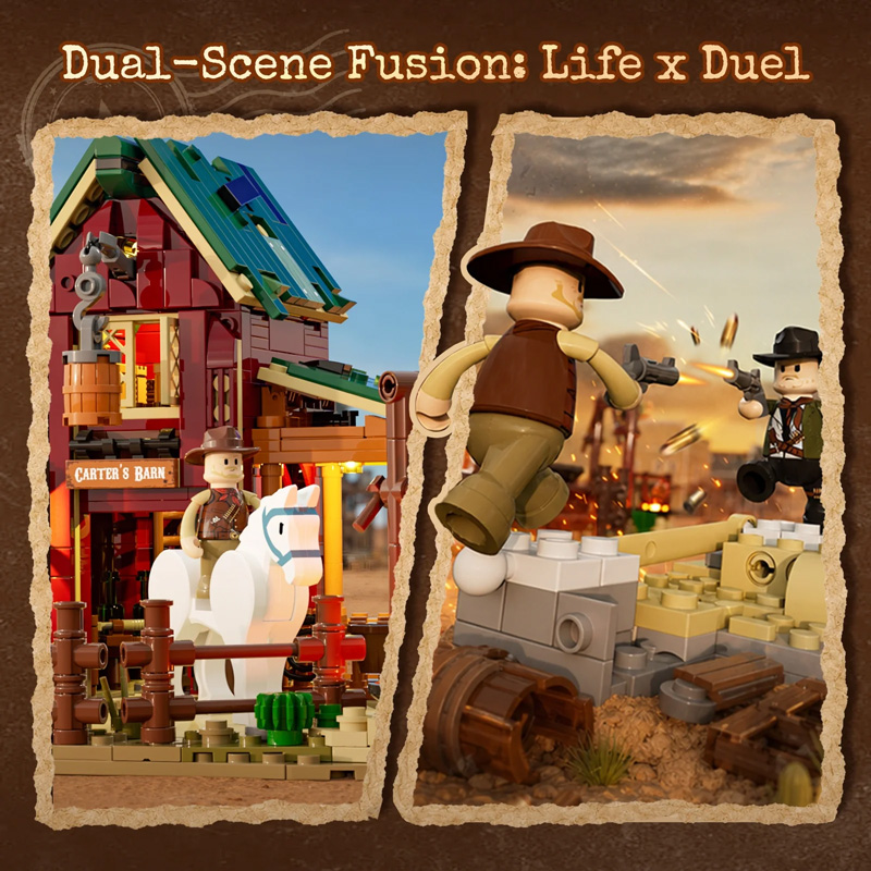 Lumibricks 14017 Wild West Ranch Duel