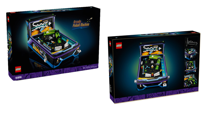 LEGO Icons Flipperautomat 11374