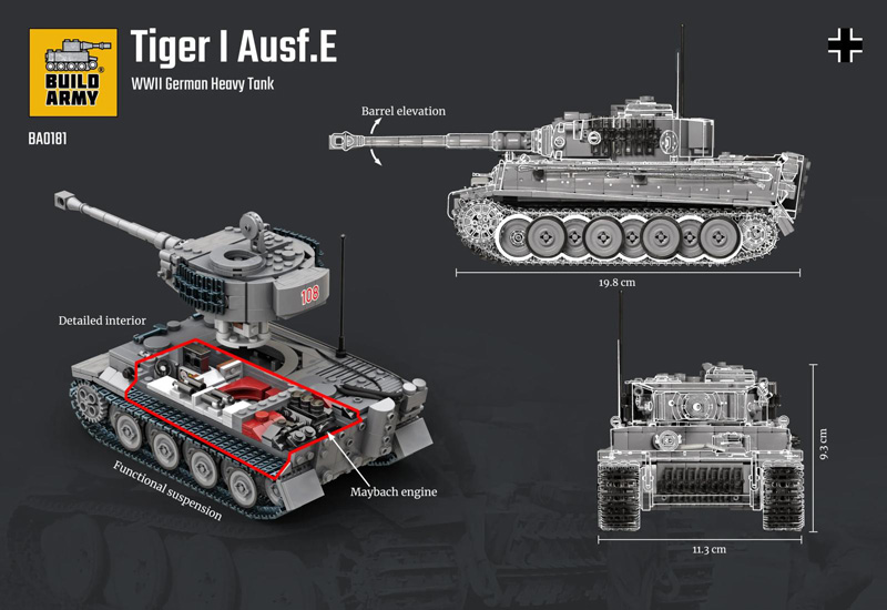 BuildArmy Tiger 1 Ausf. E BA0181