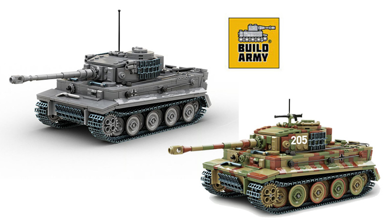 BuildArmy Tiger 1 Ausf. E BA0181 und BA0181C Spätversion Titel