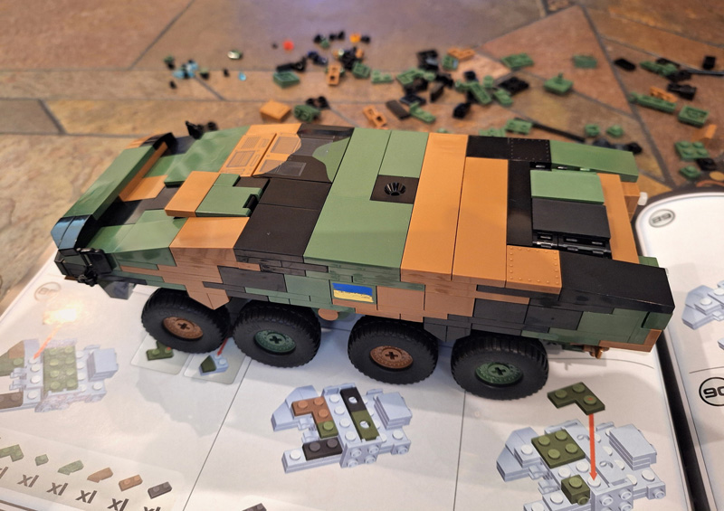 COBI KTO Rosomak 2629 Aufbau Schritt 82