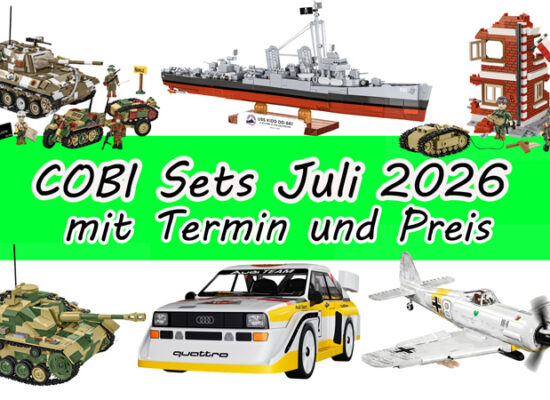 Neue Sets von COBI im Juli 2026 (Update) Neue Sets von COBI im Juli 2026 (Update)