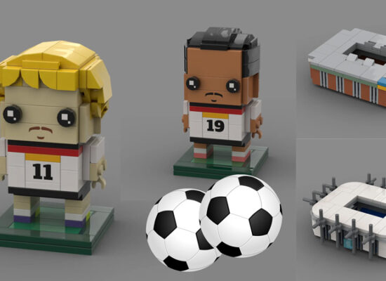 BrickStadium: Lieblings-WM-Spieler aus Klemmbausteinen BrickStadium Figuren WM Nationalspieler Titel