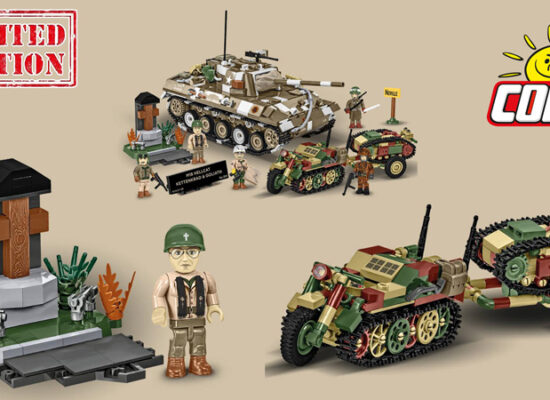 COBI M18 Hellcat & Kettenkrad & Goliath Limited Edition offiziell vorgestellt (Update) COBI M18 Hellcat & Kettenkrad & Goliath Limited Edition offiziell vorgestellt (Update)