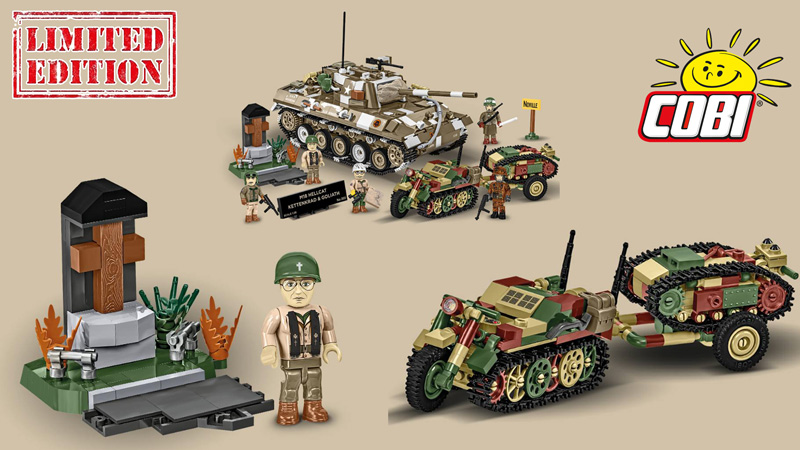 COBI M18 Hellcat & Kettenkrad & Goliath Limited Edition