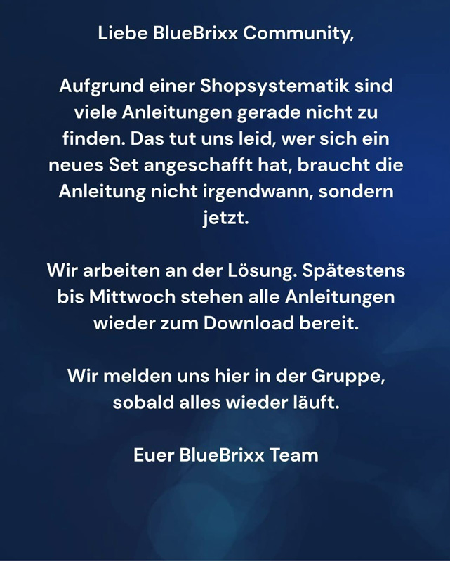 BlueBrixx Statement Bauanleitungen