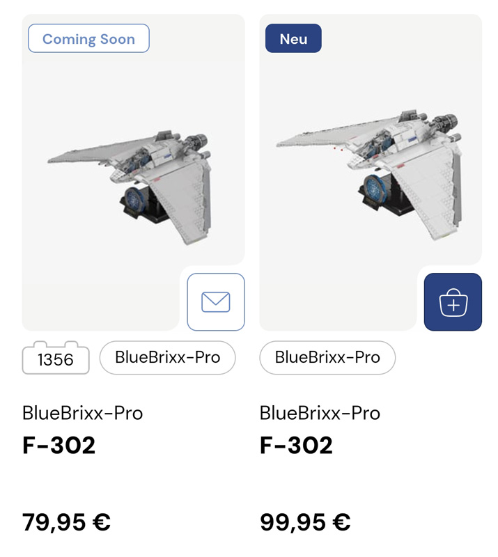 BlueBrixx Stargate F-302 Preis