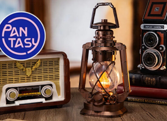 Kerosinlampe von Pantasy (85056) - Charme der Jahrhundertwende aus Klemmbausteinen