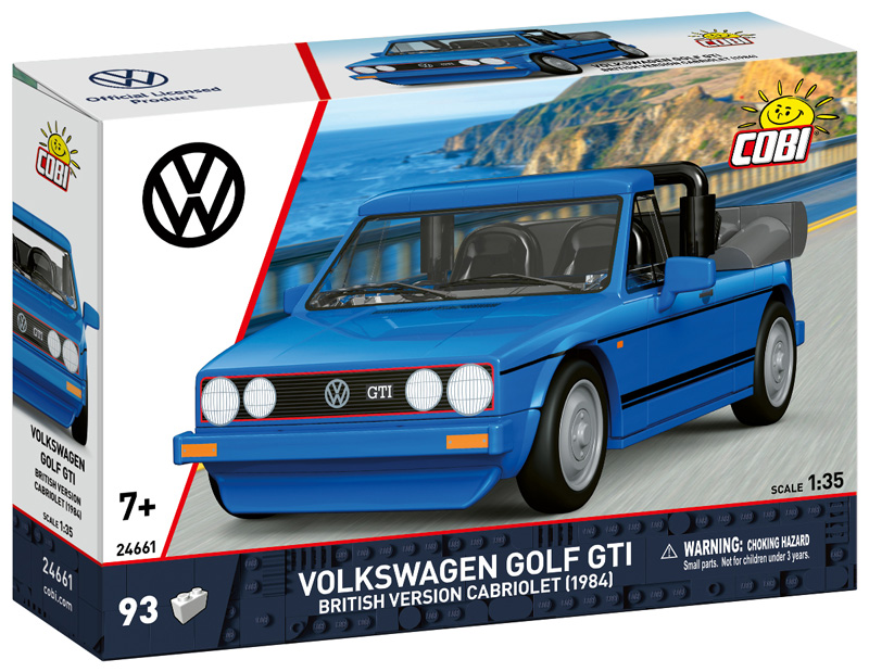 COBI 24661 Volkswagen Golf GTI British Version Cabriolet