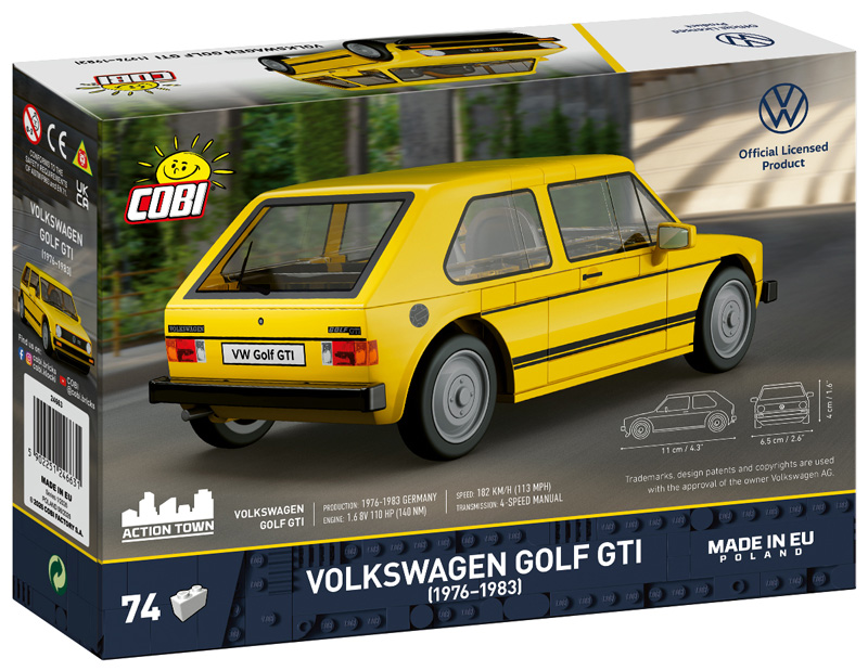 COBI 24663 Volkswagen Golf GTI (1976-1983)